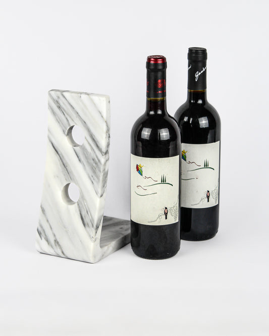 COLLEZIONE "Eleganza e Luce senza Tempo" Portabottiglie in Marmo