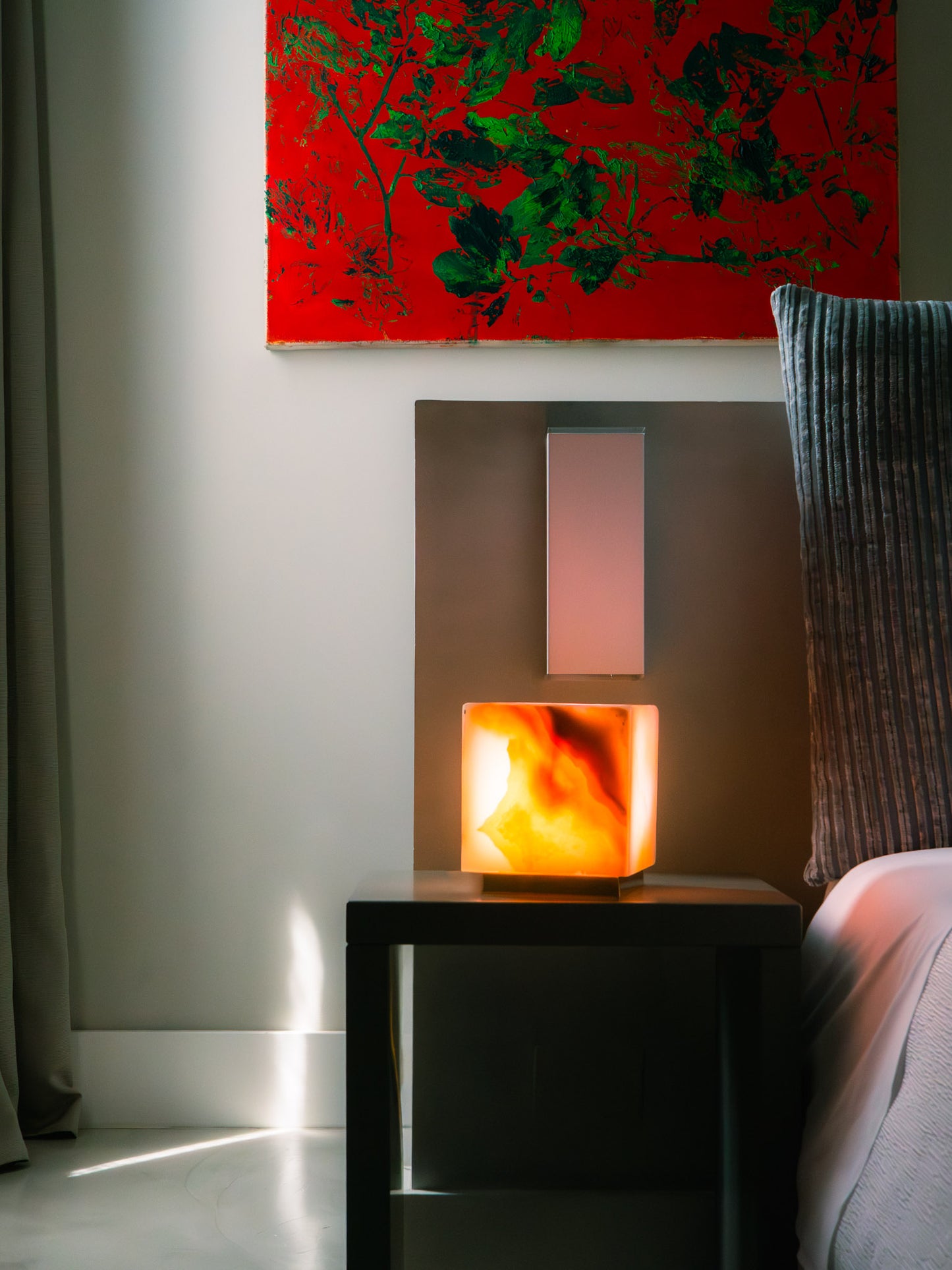 Lampada In Onice base In ottone - Onice Collection