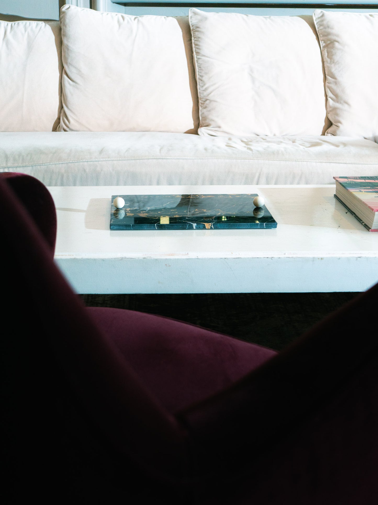 COLLEZIONE "Eleganza e Luce senza Tempo" Vassoio Luxury Portoro