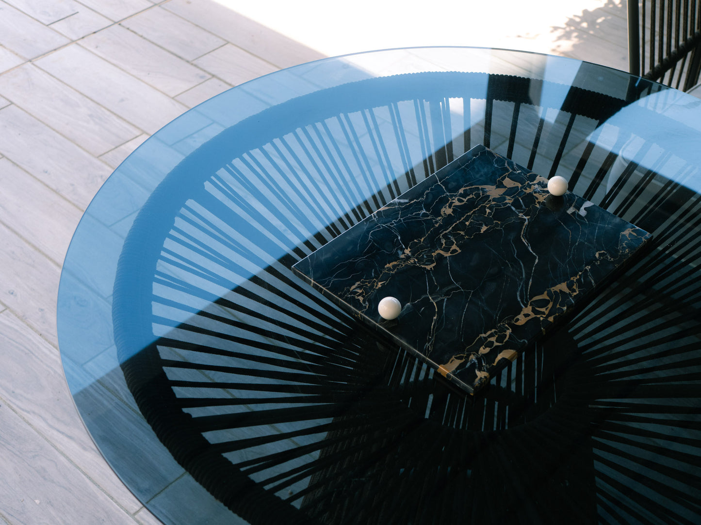 COLLEZIONE "Eleganza e Luce senza Tempo" Vassoio Luxury Portoro